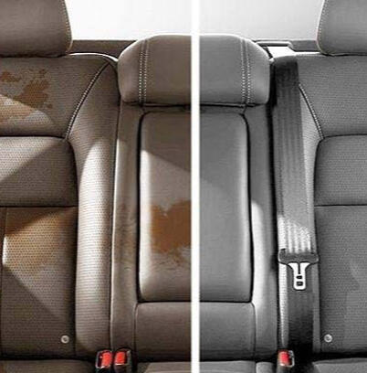 Car leather restoration and conditioning for seats and interiors